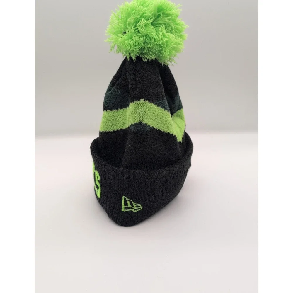 Boston Celtics‎ Beanie City Edition New Era Knit Pom Cap Official One Size NBA - Picture 5 of 7